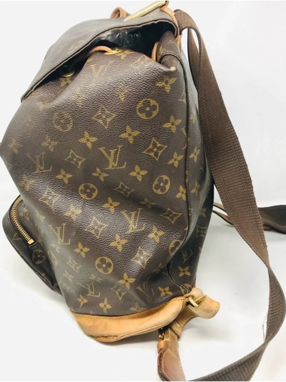 Louis Vuitton Brown Monogram Canvas Backpack